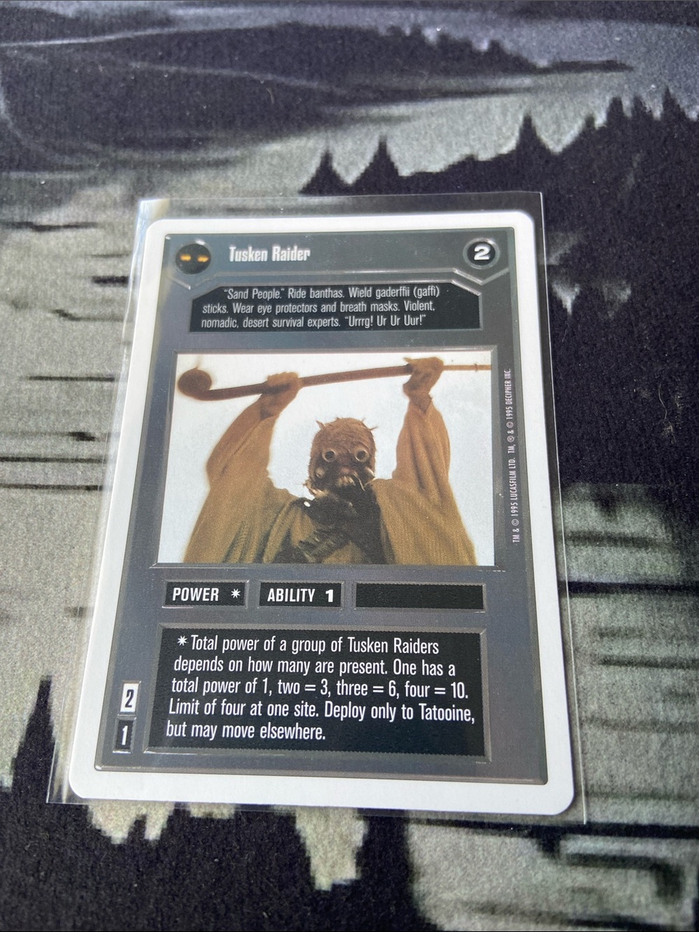 Tusken Raider 1995 Decipher Star Wars Customizable Card Game (SWCCG)